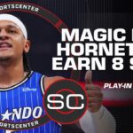 NBA Play-In Reaction 🍿 Magic dominate Hornets, advance to face Pistons | SportsCenter