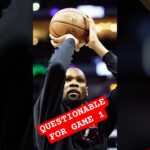 Kevin Durant QUESTIONABLE For Game 1 Against The Lakers #houstonrockets