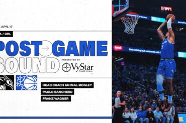 POSTGAME SOUND: CHARLOTTE HORNETS VS. ORLANDO MAGIC | COACH MOSE, FRANZ WAGNER & PAOLO BANCHERO