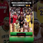 Which LeBron Era Was the Most Dominant? 👑🔥#nba #basketball #nbashorts #sports #usa#shorts #nbaplayer