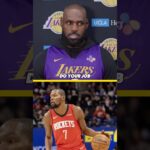 LeBron’s SIMPLE solution for dealing with the Rockets….