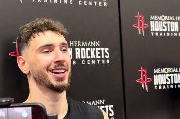 Houston Rocket Practice: Alperen Sengun talks playoffs Kevin Durant and new mentality
