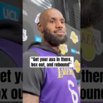 LeBron’s message before Lakers-Rockets series (via khobi_price/X)