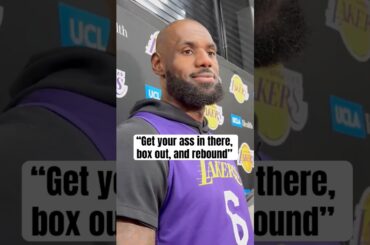 LeBron’s message before Lakers-Rockets series (via khobi_price/X)