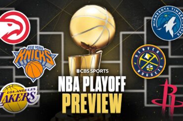 NBA Playoffs First Round Preview: Picks & Predictions | Rockets vs Lakers, Hawks vs Knicks, & More 🏆
