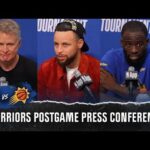 Steve Kerr, Steph Curry and Draymond Green react to season-ending loss to Suns | NBC Sports Bay Area
