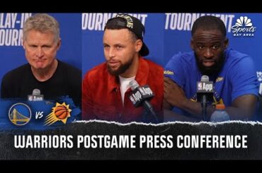 Steve Kerr, Steph Curry and Draymond Green react to season-ending loss to Suns | NBC Sports Bay Area
