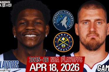 (LIVE) Nikola Jokic vs Anthony Edwards | Minnesota Timberwolves vs Denver Nuggets Game 1 Live Stream