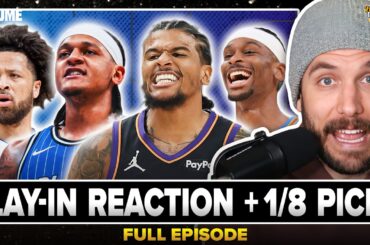 Suns/Warriors & Magic/Hornets PLAY-IN REACTION + 1 vs. 8 series predictions vs. Thunder & Pistons