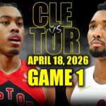 Cleveland Cavaliers vs Toronto Raptors Full Game 1 Highlights - April 18, 2026 | NBA Playoffs