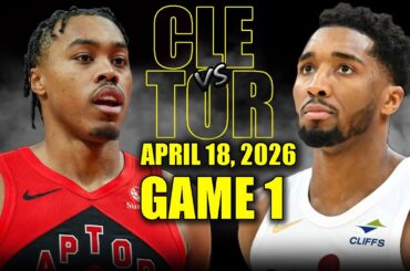 Cleveland Cavaliers vs Toronto Raptors Full Game 1 Highlights - April 18, 2026 | NBA Playoffs