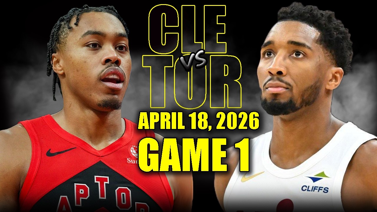 Cleveland Cavaliers vs Toronto Raptors Full Game 1 Highlights - April 18, 2026 | NBA Playoffs