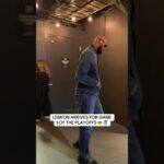 LeBron arrives for Game 1 vs Rockets 🤩