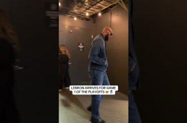 LeBron arrives for Game 1 vs Rockets 🤩