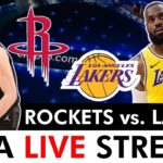 LIVE Houston Rockets vs. Los Angeles Lakers Live Streaming Scoreboard, Box Score & Play-By-Play