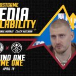 Denver Nuggets Postgame Press Conference Round One Game One Vs. MIN 🎙