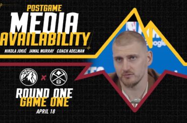 Denver Nuggets Postgame Press Conference Round One Game One Vs. MIN 🎙
