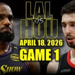 Los Angeles Lakers vs Houston Rockets Full Game 1 Highlights - April 18, 2026 | NBA Playoffs