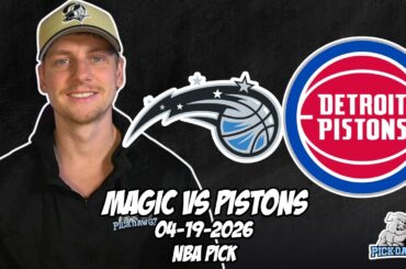 Orlando Magic vs Detroit Pistons 4/19/26 NBA Free Picks & Prediction | NBA Betting Tips