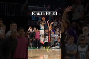 Coby White sends the Hornets to OT in the SoFi Play-In!