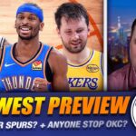 FULL Western Conference Playoff Preview - Spurs Upset Alert?? Big Advantage For LA