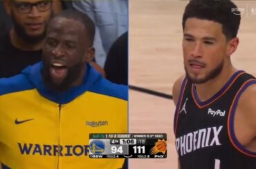 Draymond and Devin Booker ejected at end of game as Suns eliminate Warriors