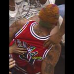 Jordan and Rodman were not just teammates,they were more like family #bulls #rodman #jordan  #pippen