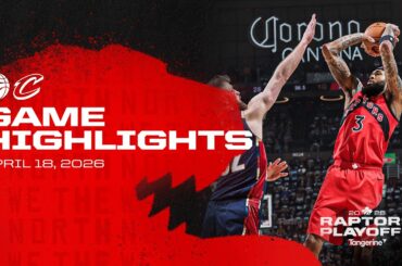 Playoffs Raptors at Cavaliers Game Highlights RD1 GM1 - April 18, 2026