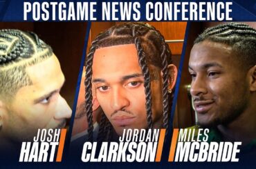 Josh Hart, Miles McBride and Jordan Clarkson on Knicks defensive effort in Game 1 victory