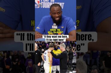 Draymond on his future with the Warriors