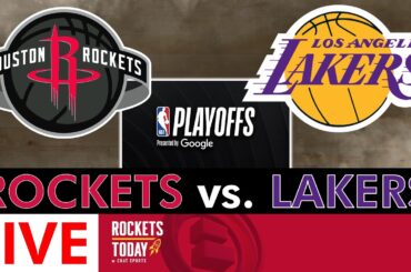 LIVE NBA PLAYOFFS 🚨 Houston Rockets vs. Los Angeles Lakers Live Streaming Scoreboard & Box Score
