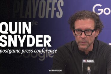 Hawks vs. Knicks Game 1 Postgame Press Conference: Quin Snyder