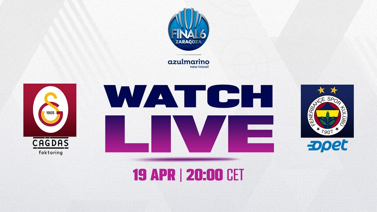 LIVE - Galatasaray Cagdas Faktoring v Fenerbahce Opet | EuroLeague Women 2025-26 | Final