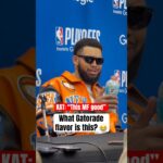 KAT & Ant approve of this flavor 😂 (via @timberwolves, eduardo_vhmx/IG, elcuadrantemx/IG)