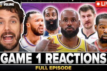 GAME 1 REACTIONS: Lakers-Rockets, Knicks-Hawks, Nuggets-Timberwolves, Cavs-Raptors | NBA Playoffs