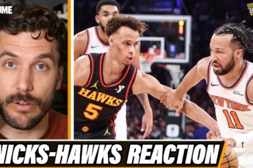 Knicks-Hawks Reaction: Jalen Brunson & Karl-Anthony Towns EASILY handle Game 1 vs. Jalen Johnson