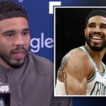 Jayson Tatum Speaks After His NBA Postseason Return In Game 1 vs Sixers | April 19, 2026