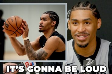 Dylan Harper on What He Expects the Atmosphere of a Home Playoff Game to Feel Like