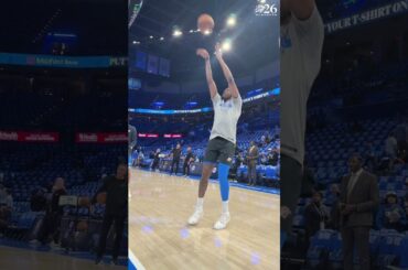 Squad's locked in for Game 1 🫡 #okcthunder