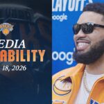 Knicks Jalen Brunson, Karl-Anthony Towns and Coach Brown Playoffs Post Game Media | April 18, 2026