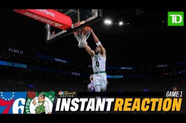 Jayson Tatum leads Celtics rout of 76ers in dominant Game 1 playoff opener