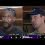 Ayton & Luke Kennard POSTGAME INTERVIEWS | Los Angeles Lakers beat Houston Rockets 107-98 in Game 1