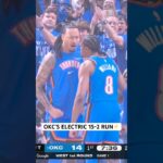 OKC was locked in for the start of Game 1! 🔥