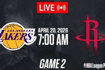 NBA LIVE! Los Angeles Lakers vs Houston Rockets GAME 2 | April 20, 2026 | NBA 2K26 GAMEPLAY