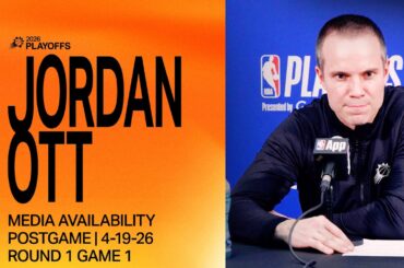 Head Coach Jordan Ott Postgame Media Availability | Phoenix Suns | NBA Playoffs