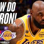 LEBRON tem ATUAÇÃO ESPETACULAR e LAKERS vencem no Jogo 1 dos PLAYOFFS  - Melhores Momentos