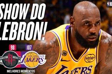 LEBRON tem ATUAÇÃO ESPETACULAR e LAKERS vencem no Jogo 1 dos PLAYOFFS  - Melhores Momentos