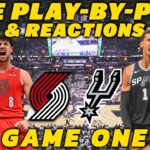 Portland Trailblazers vs San Antonio Spurs | Live Play-By-Play & Reactions