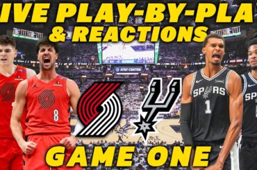 Portland Trailblazers vs San Antonio Spurs | Live Play-By-Play & Reactions