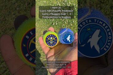 Cujo’s NBA Picks | Minnesota Timberwolves vs Denver Nuggets 🏀 04-20-2026 #CujoCatches